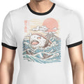 Sharkiri Sushi Ringer - Adult & Kids T-Shirts, Sweatshirts & Hoodies apparel design preview 1