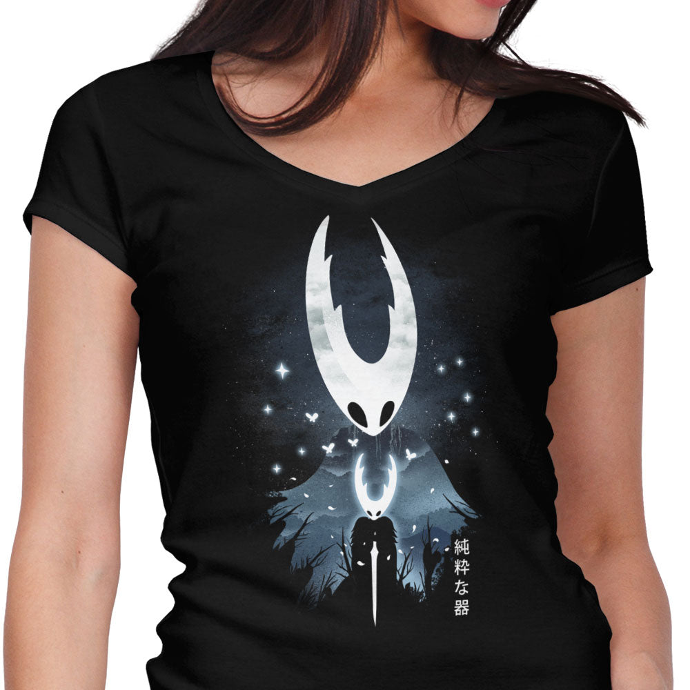 Shattered Crown Women's V-Neck - Adult & Kids T-Shirts, Sweatshirts & Hoodies apparel design preview 1