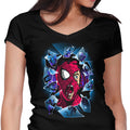 Shattered Spider Women's V-Neck - Adult & Kids T-Shirts, Sweatshirts & Hoodies apparel design preview 1