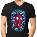 Shattered Spider Men's V-Neck - Adult & Kids T-Shirts, Sweatshirts & Hoodies apparel design preview 1