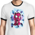 Shattered Spider Ringer - Adult & Kids T-Shirts, Sweatshirts & Hoodies apparel design preview 1