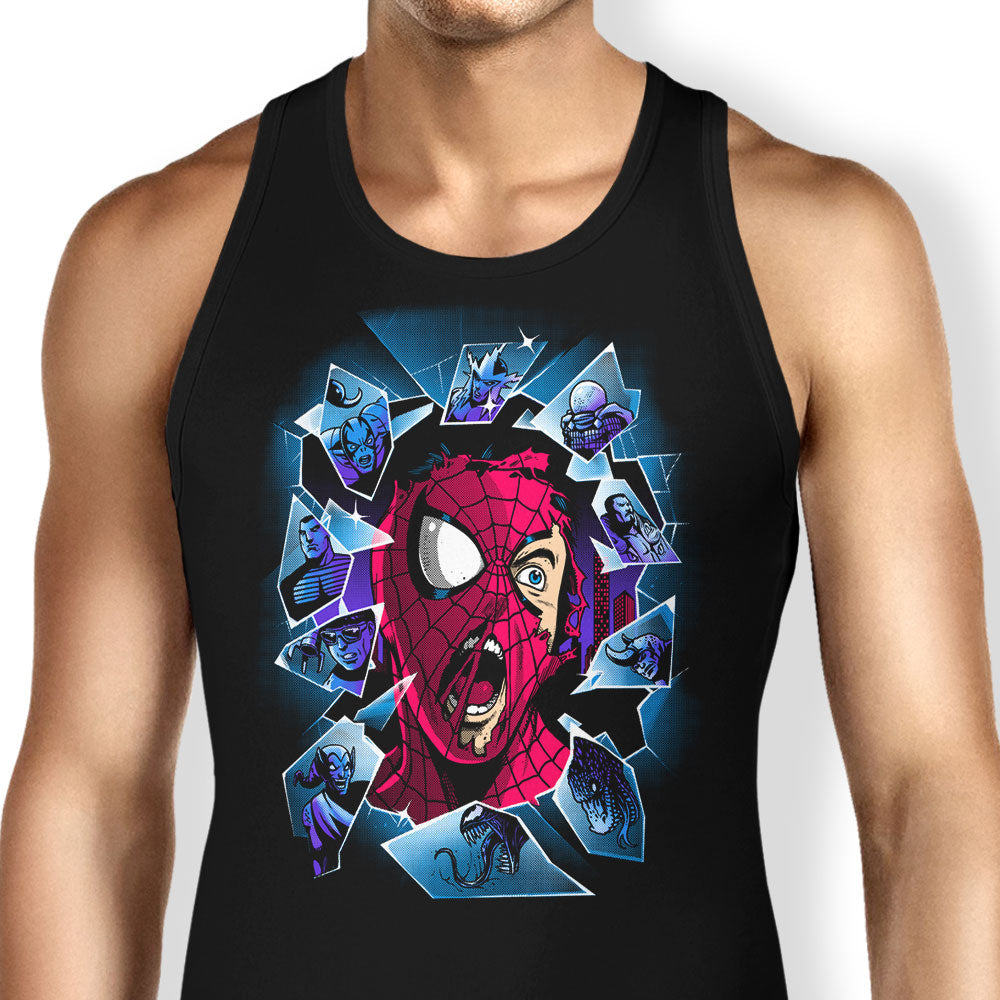 Shattered Spider Tank Top - Adult & Kids T-Shirts, Sweatshirts & Hoodies apparel design preview 1