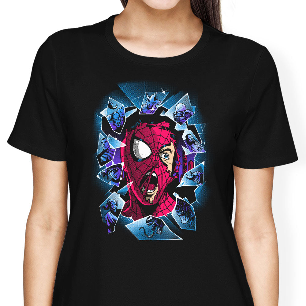 Shattered Spider Women's Apparel - Adult & Kids T-Shirts, Sweatshirts & Hoodies apparel design preview 1