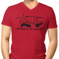 Shaun's Last Chance Men's V-Neck - Adult & Kids T-Shirts, Sweatshirts & Hoodies apparel design preview 1