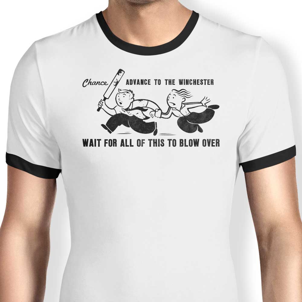 Shaun's Last Chance Ringer - Adult & Kids T-Shirts, Sweatshirts & Hoodies apparel design preview 1