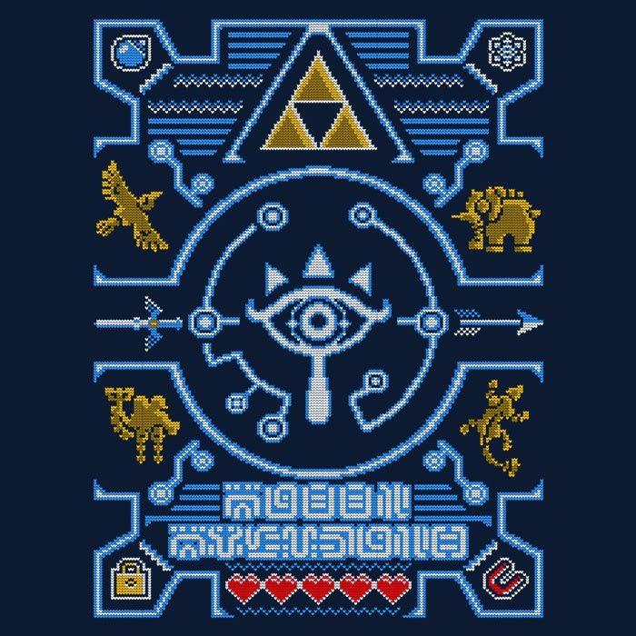Sheikah Sweater - Adult & Kids T-Shirts, Sweatshirts & Hoodies apparel design preview 2