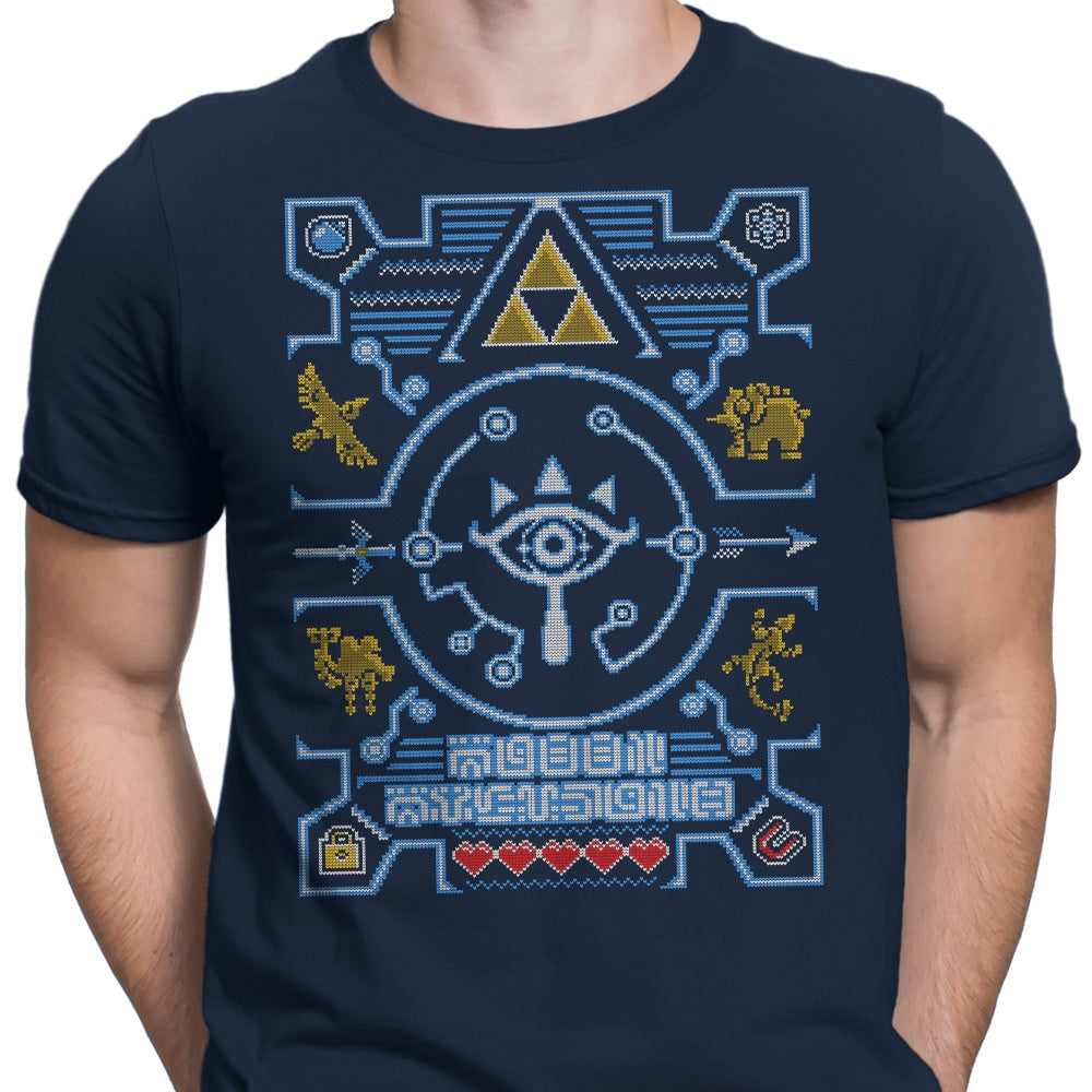 Sheikah Sweater Men's Apparel - Adult & Kids T-Shirts, Sweatshirts & Hoodies apparel design preview 2