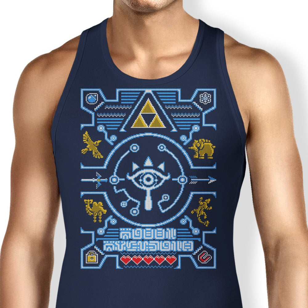 Sheikah Sweater Tank Top - Adult & Kids T-Shirts, Sweatshirts & Hoodies apparel design preview 1