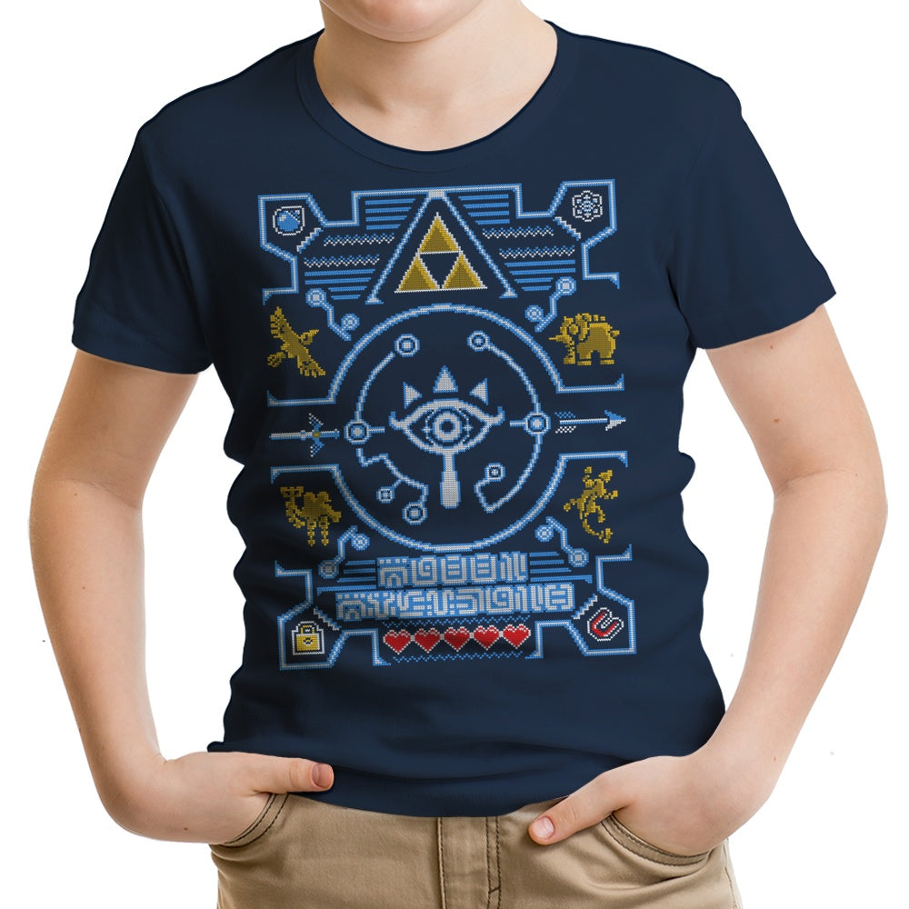 Sheikah Sweater Youth Apparel - Adult & Kids T-Shirts, Sweatshirts & Hoodies apparel design preview 1