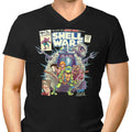 Shell Wars Men's V-Neck - Adult & Kids T-Shirts, Sweatshirts & Hoodies apparel design preview 1
