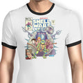 Shell Wars Ringer - Adult & Kids T-Shirts, Sweatshirts & Hoodies apparel design preview 1