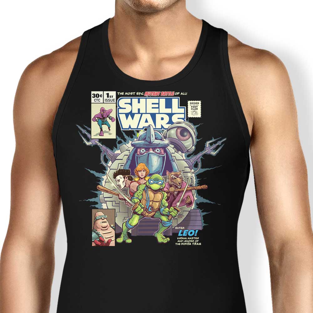 Shell Wars Tank Top - Adult & Kids T-Shirts, Sweatshirts & Hoodies apparel design preview 1