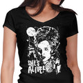 She's Alive Women's V-Neck - Adult & Kids T-Shirts, Sweatshirts & Hoodies apparel design preview 1