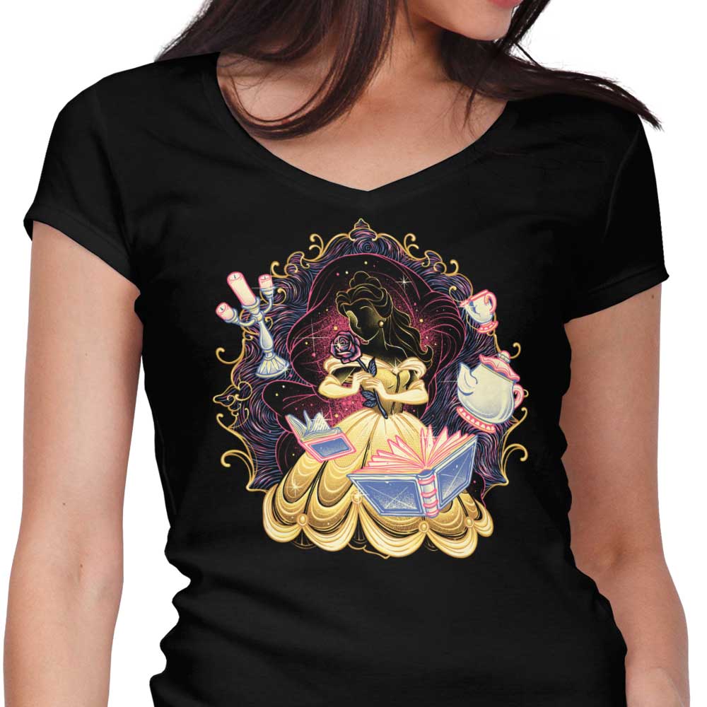 Shining Beauty Women's V-Neck - Adult & Kids T-Shirts, Sweatshirts & Hoodies apparel design preview 1