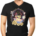 Shining Beauty Men's V-Neck - Adult & Kids T-Shirts, Sweatshirts & Hoodies apparel design preview 1