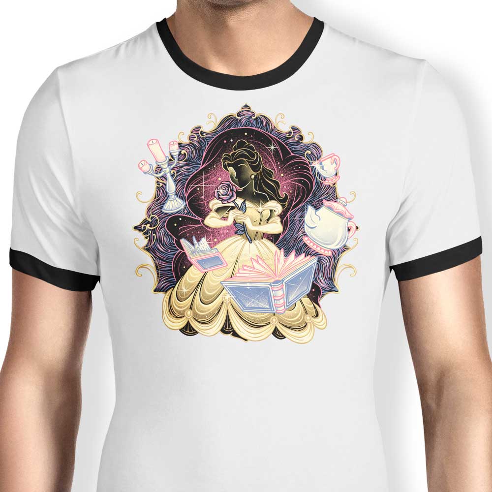 Shining Beauty Ringer - Adult & Kids T-Shirts, Sweatshirts & Hoodies apparel design preview 1