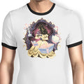 Shining Beauty Ringer - Adult & Kids T-Shirts, Sweatshirts & Hoodies apparel design preview 1