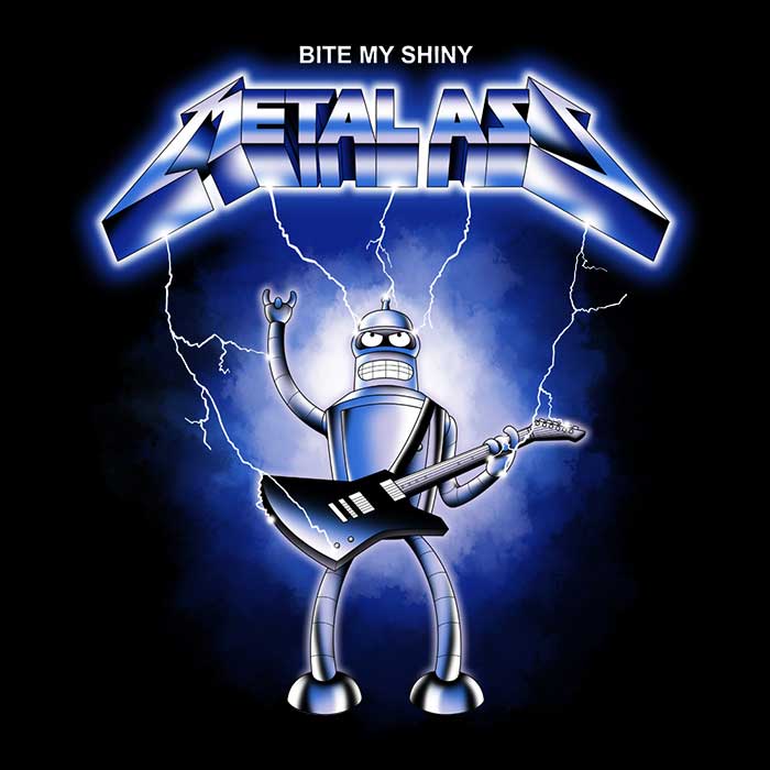 Shiny Metal Women's Apparel - Adult & Kids T-Shirts, Sweatshirts & Hoodies apparel design preview 2