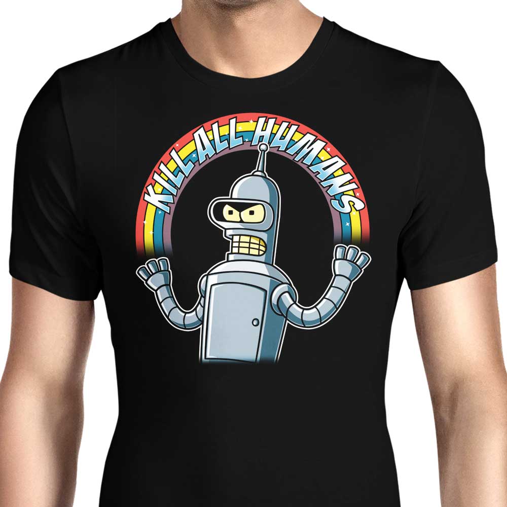 Shiny Metal Robot Men's Apparel - Adult & Kids T-Shirts, Sweatshirts & Hoodies apparel design preview 1
