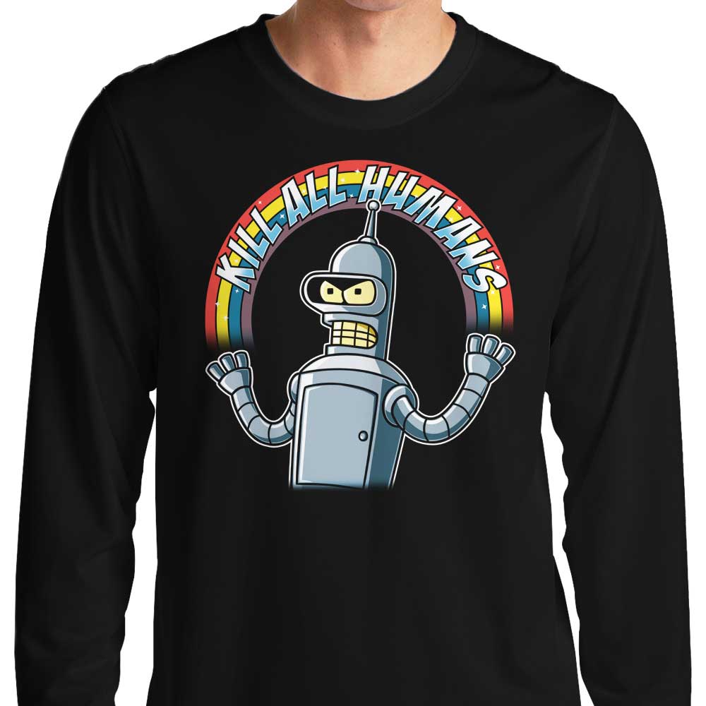 Shiny Metal Robot - Adult & Kids T-Shirts, Sweatshirts & Hoodies apparel design preview 1