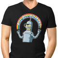 Shiny Metal Robot Men's V-Neck - Adult & Kids T-Shirts, Sweatshirts & Hoodies apparel design preview 1