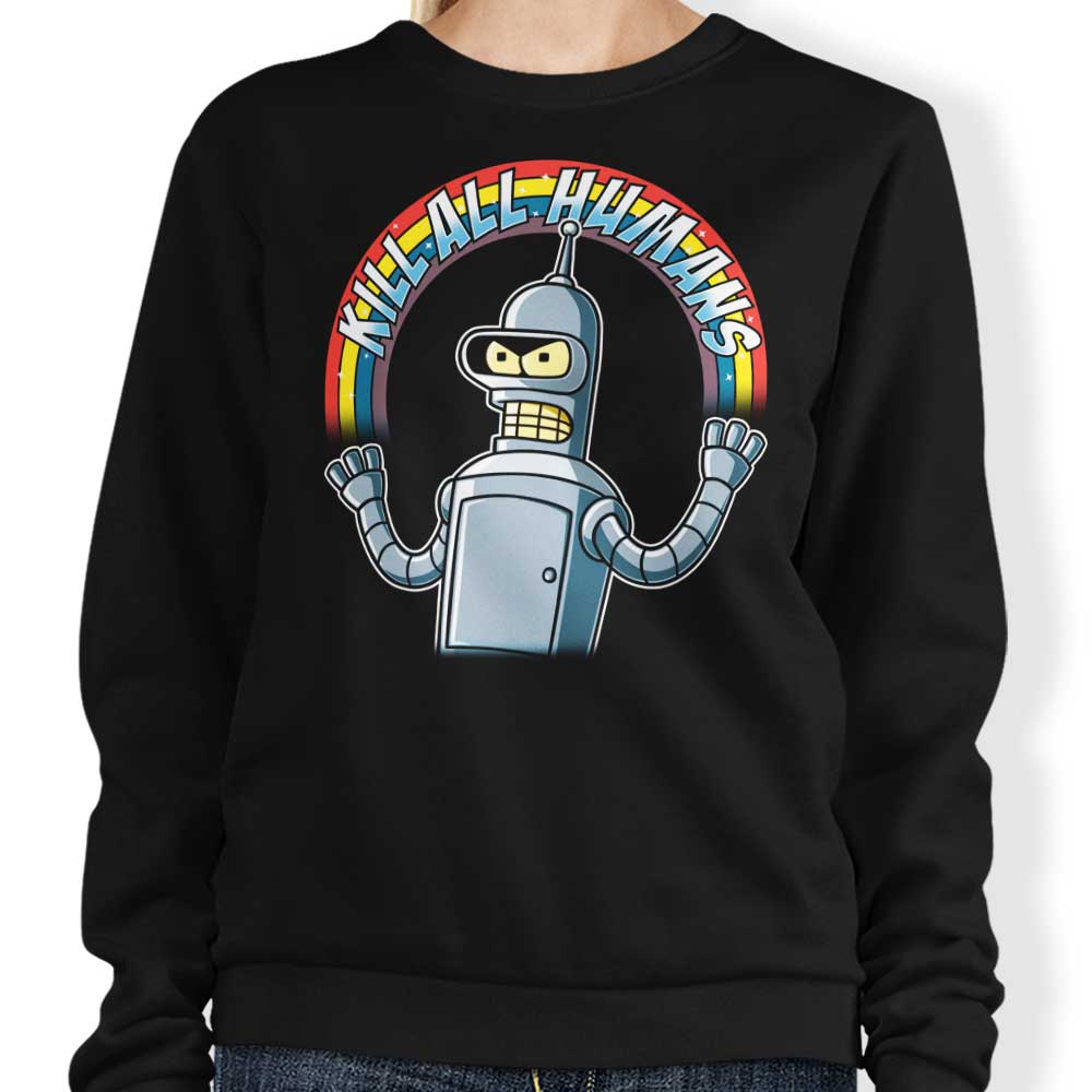 Shiny Metal Robot - Adult & Kids T-Shirts, Sweatshirts & Hoodies apparel design preview 1