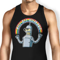 Shiny Metal Robot Tank Top - Adult & Kids T-Shirts, Sweatshirts & Hoodies apparel design preview 1