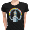 Shiny Metal Robot Women's Apparel - Adult & Kids T-Shirts, Sweatshirts & Hoodies apparel design preview 1