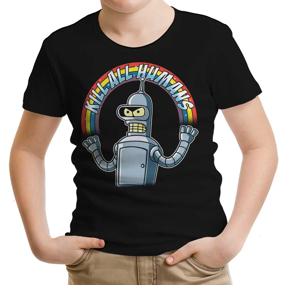 Shiny Metal Robot Youth Apparel - Adult & Kids T-Shirts, Sweatshirts & Hoodies apparel design preview 1