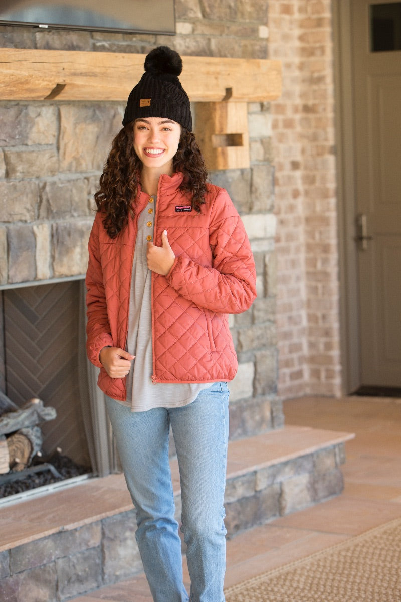 Simply Southern Brick Warm Full Zip Puff Jacket - Adult & Kids T-Shirts, Sweatshirts & Hoodies apparel design preview 2
