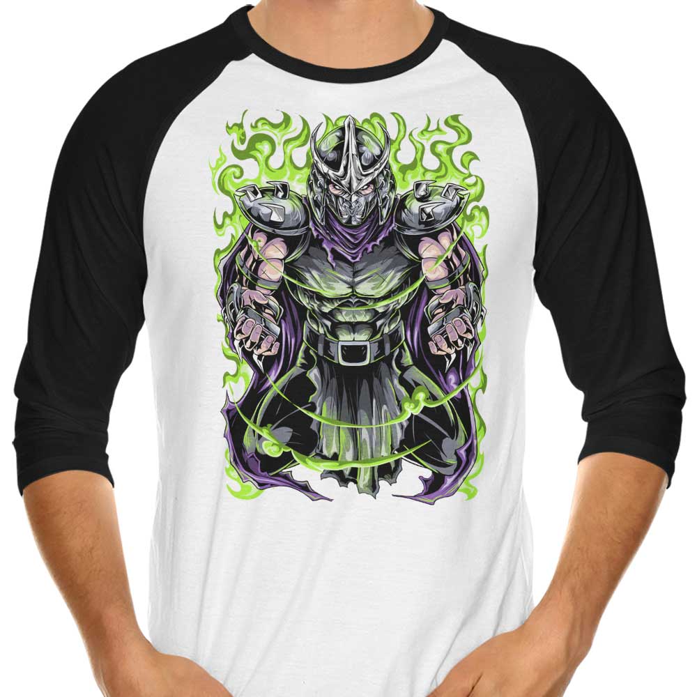 Shredded Power 3/4 Sleeve Raglan - Adult & Kids T-Shirts, Sweatshirts & Hoodies apparel design preview 1