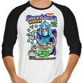 Shreddered Wheat 3/4 Sleeve Raglan - Adult & Kids T-Shirts, Sweatshirts & Hoodies apparel design preview 1