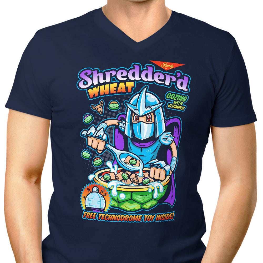 Shreddered Wheat Men's V-Neck - Adult & Kids T-Shirts, Sweatshirts & Hoodies apparel design preview 1