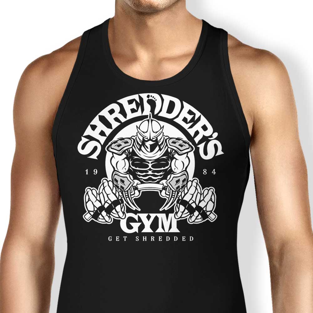 Shredder's Gym Tank Top - Adult & Kids T-Shirts, Sweatshirts & Hoodies apparel design preview 1