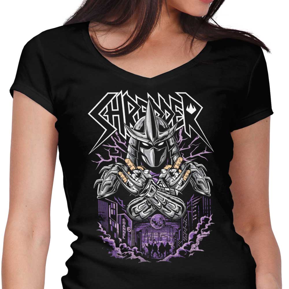 Shredhead Women's V-Neck - Adult & Kids T-Shirts, Sweatshirts & Hoodies apparel design preview 1