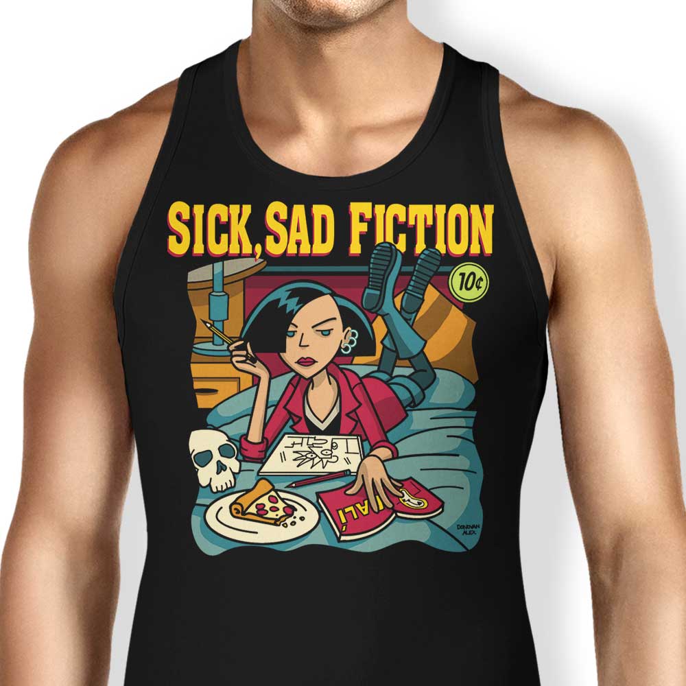 Sick, Sad Fiction Tank Top - Adult & Kids T-Shirts, Sweatshirts & Hoodies apparel design preview 1