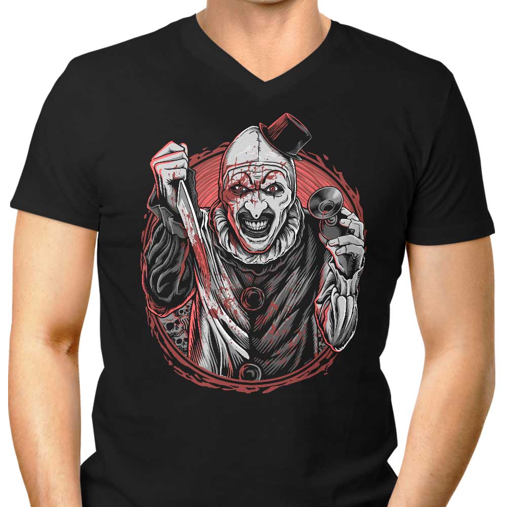 Silent Cut Men's V-Neck - Adult & Kids T-Shirts, Sweatshirts & Hoodies apparel design preview 1