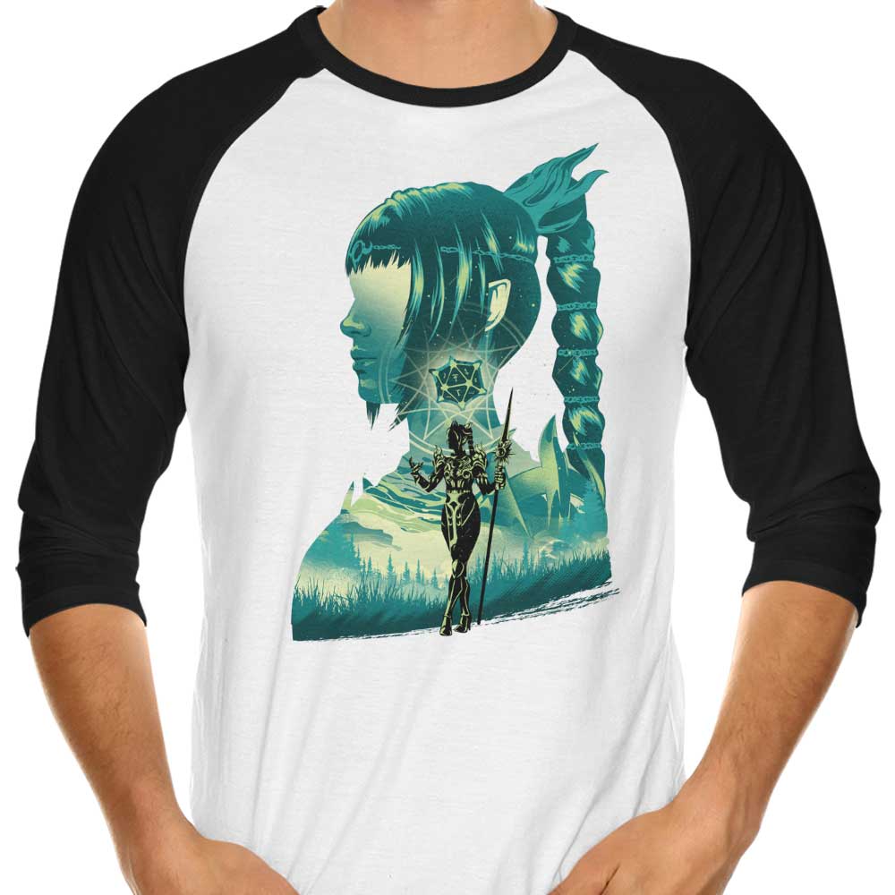 Silent Devotion 3/4 Sleeve Raglan - Adult & Kids T-Shirts, Sweatshirts & Hoodies apparel design preview 1