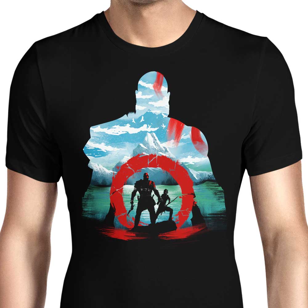 Silhouette of a God Men's Apparel - Adult & Kids T-Shirts, Sweatshirts & Hoodies apparel design preview 1