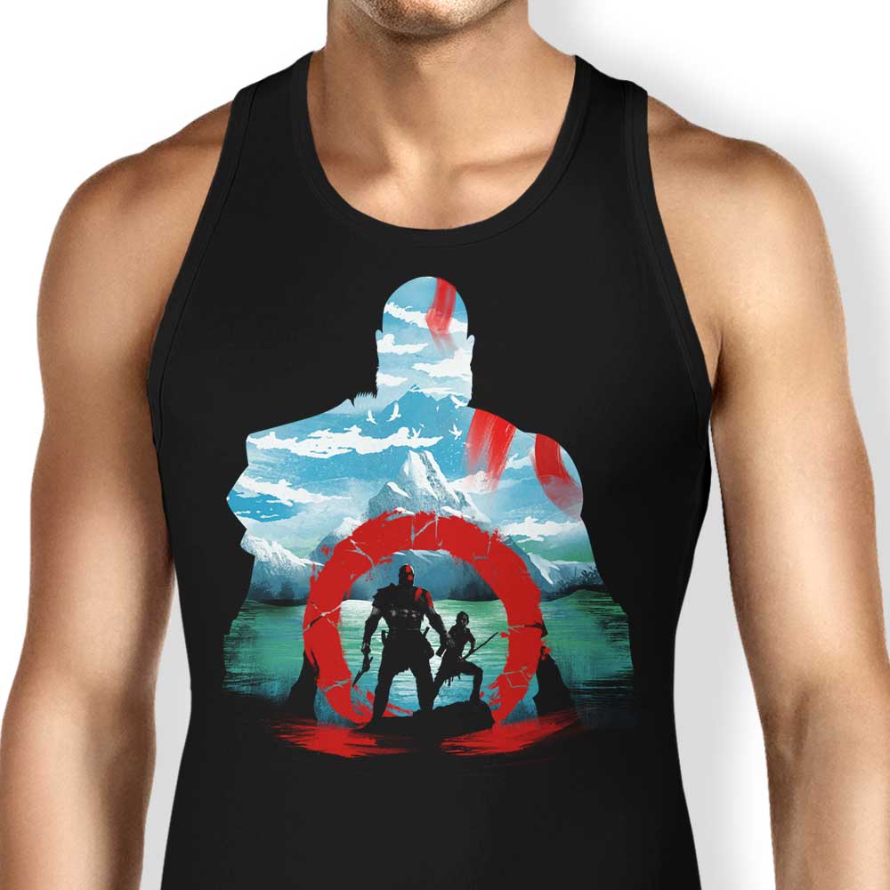 Silhouette of a God Tank Top - Adult & Kids T-Shirts, Sweatshirts & Hoodies apparel design preview 1