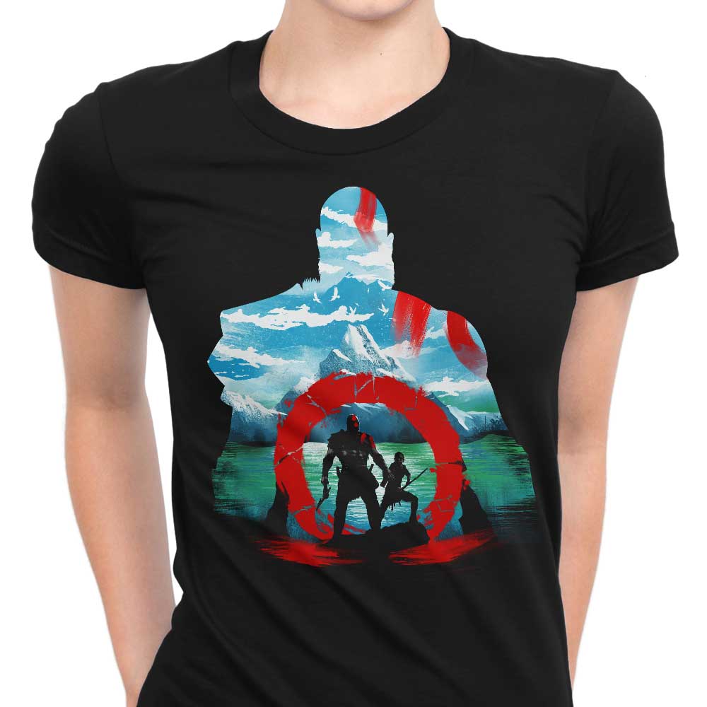 Silhouette of a God Women's Apparel - Adult & Kids T-Shirts, Sweatshirts & Hoodies apparel design preview 1