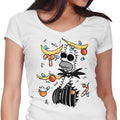 Sinking Into Christmas Women's V-Neck - Adult & Kids T-Shirts, Sweatshirts & Hoodies apparel design preview 1