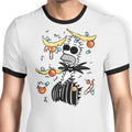 Sinking Into Christmas Ringer - Adult & Kids T-Shirts, Sweatshirts & Hoodies apparel design preview 1