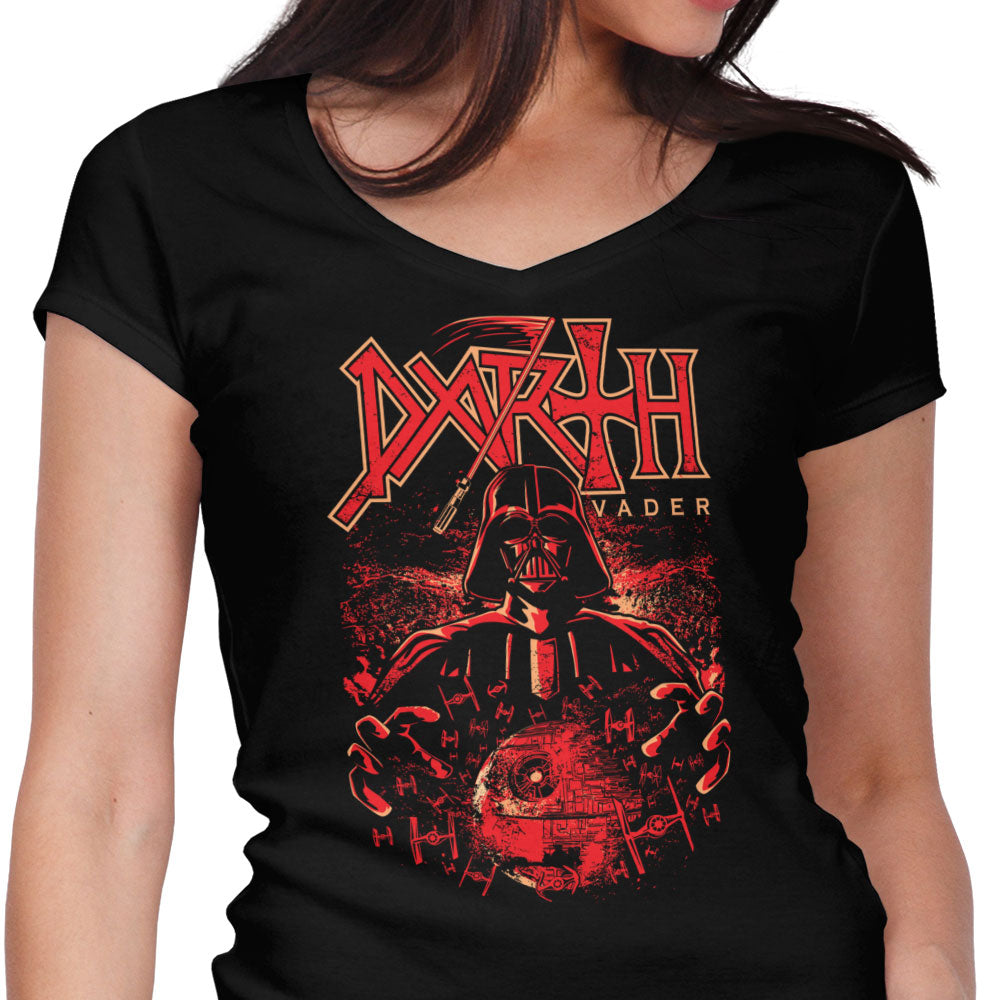 Sith of Darkness Women's V-Neck - Adult & Kids T-Shirts, Sweatshirts & Hoodies apparel design preview 1