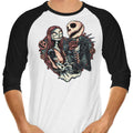 Skeletal Love 3/4 Sleeve Raglan - Adult & Kids T-Shirts, Sweatshirts & Hoodies apparel design preview 1