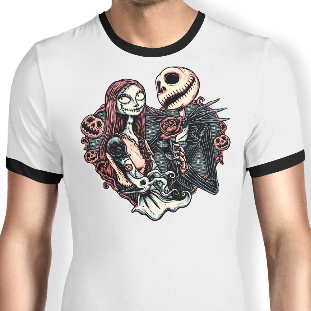 Skeletal Love Ringer - Adult & Kids T-Shirts, Sweatshirts & Hoodies apparel design preview 1