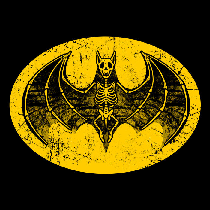 Skeleton Bat Signal Men's Apparel - Adult & Kids T-Shirts, Sweatshirts & Hoodies apparel design preview 2