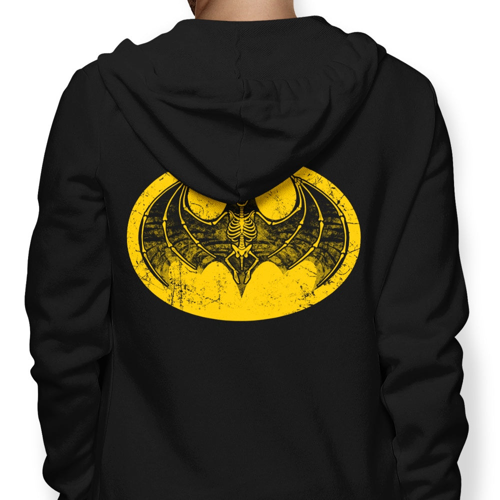 Skeleton Bat Signal - Adult & Kids T-Shirts, Sweatshirts & Hoodies apparel design preview 1
