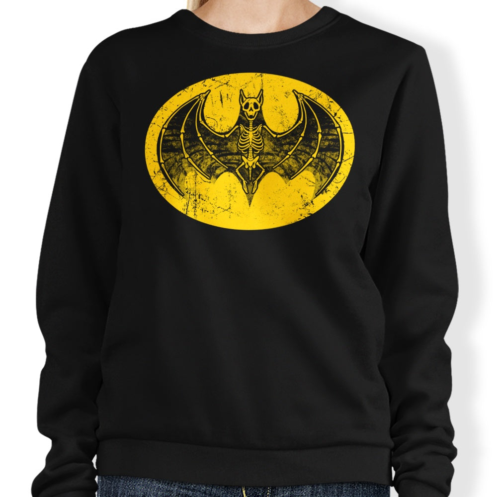 Skeleton Bat Signal - Adult & Kids T-Shirts, Sweatshirts & Hoodies apparel design preview 1