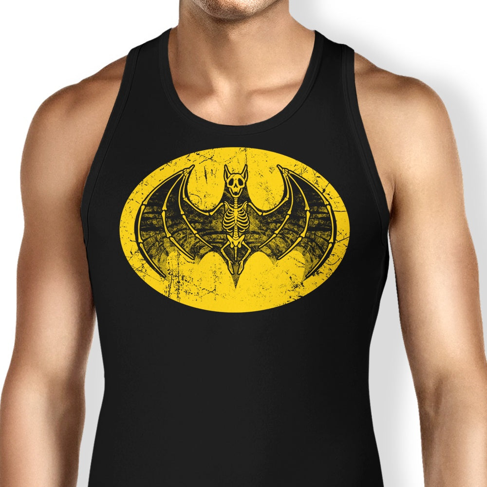 Skeleton Bat Signal Tank Top - Adult & Kids T-Shirts, Sweatshirts & Hoodies apparel design preview 1